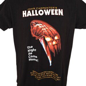 Halloween T Shirt Mens Size Medium Black John Carpenter Horror Movie Poster Art